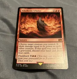 Nibelheim Aflame Final Fantasy Regular Magic MTG FIN 0146 FFVII VII - Image 1