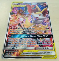 Charizard & Braixen GX SM230 - Tag Team Black Star Promo - Pokemon TCG Card NM - Image 5