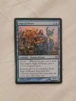 Magic: The Gathering Sage of Hours Journey Into NYX Card Near Mint Condition - Image 1