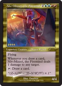Niv-Mizzet, the Firemind -Foil Medium Play MTG Promos: 30th Anniversary Promos - Image 1