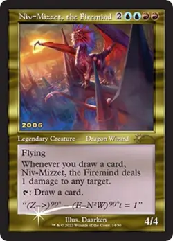 Niv-Mizzet, the Firemind -Foil Medium Play MTG Promos: 30th Anniversary Promos - Image 2