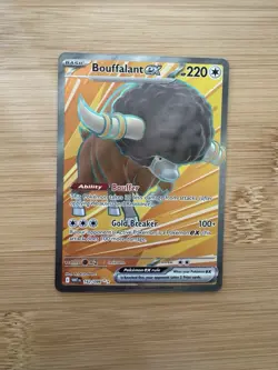 Bouffalant ex 162/086 Full Art Ultra Rare White Flare Pokemon Card NM✨ - Image 1