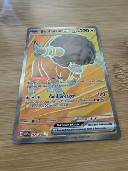 Bouffalant ex 162/086 Full Art Ultra Rare White Flare Pokemon Card NM✨ - Image 2