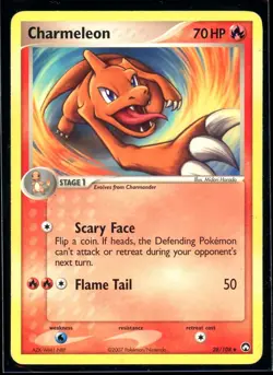 2007 EX - Power Keepers Charmeleon Non Holo Pokemon Card #28 - Image 3