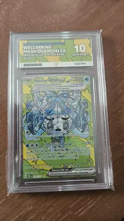 Prismatic Evolutions Wellspring Mask Ogerpon EX Secret Illustration Card 152/131 - Image 1