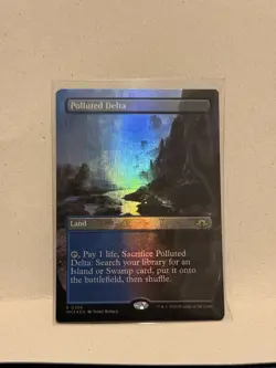 Polluted Delta Borderless Card Magic: The Gathering Modern Horizons 3 Foil - Image 2