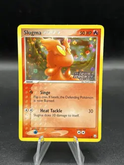 Pokemon Card - Slugma Team Rocket Returns 77/109 Reverse Holo Stamped NM WL1 - Image 5