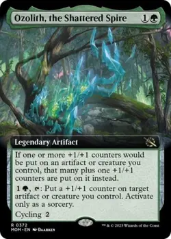 MTG English Ozolith, the Shattered Spire (Extended Art) NM Normal - Image 1