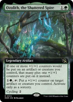 MTG English Ozolith, the Shattered Spire (Extended Art) NM Normal - Image 2