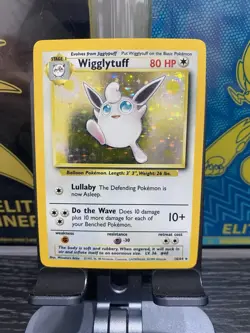 Wigglytuff 16/64 Rare Holo Jungle Set Pokemon Card WOTC #110 - Image 1