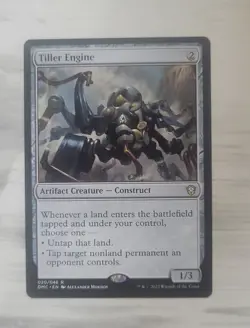Tiller Engine MTG Dominaria United Commander Rare 20 LP Condition - Image 1