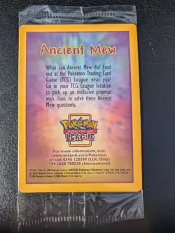 Ancient Mew Pokemon Card Factory Sealed Holo Promo from 2000 Movie (L) - Image 8