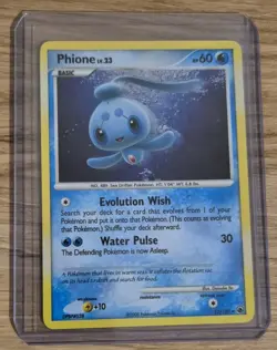 Pokemon Card Phione 12/100 Diamond Pearl Majestic Dawn Holo Rare - Image 1