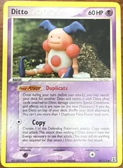 Pokeman Card Ditto 38/113  (Mr. Mime) Uncommon Non-Holo Delta Species LP - Image 1