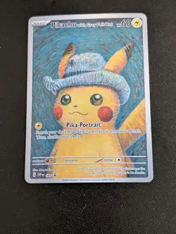 Pikachu with Grey Felt Hat - SVP085 - Pokemon Scarlet & Violet Promo Ultra NM - Image 5