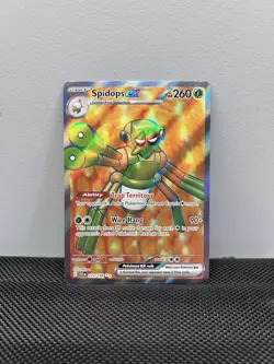 Pokémon TCG Spidops ex Scarlet & Violet Base Set 223/198 Holo Ultra Rare - Image 1