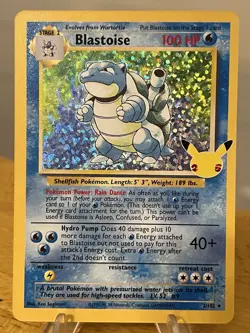 Pokemon Celebrations Blastoise 2/102 Classic Collection Holo Near Mint - Image 1