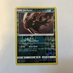 Pokémon TCG Darkrai Burning Shadows 87/147 Reverse Holo Holo Rare - Image 3