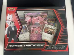Pokemon TCG Team Rocket’s Mewtwo EX Box | 3 Foil Promo + Oversize Foil + 4 Boost - Image 1