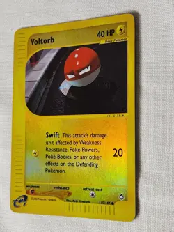 Played Voltorb - Reverse Holo 115 Aquapolis Pokemon TCG - Image 6