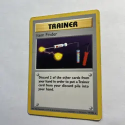 1999 Vintage Pokemon Base Set Shadowless ITEM FINDER 74/102 - HP - Image 14
