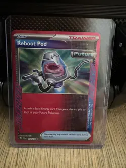 Pokémon TCG Reboot Pod Scarlet & Violet-Temporal Forces 158/162 Holo Ace Rare - Image 3