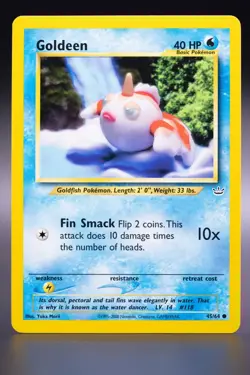 Pokemon - Goldeen - 45/64 - Neo Revelation COMMON Near Mint WOTC - Image 1