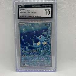 Pokemon TCG Horsea 067/064 Shrouded Fable Holo - Graded CGC 10 GEM MINT - Image 1
