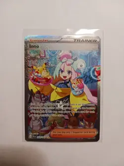Iono 269/193 Paldea Evolved Special Illustration Rare Pokemon TCG - Image 1