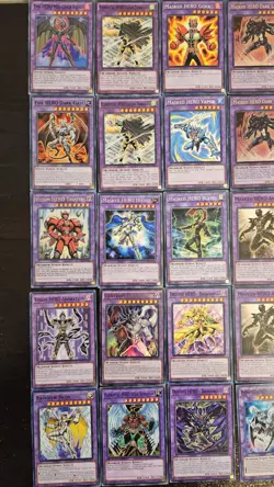 Yugioh Elemental Hero Jaden Yuki Deck 48 Card Main + 20 Card Extra Deck - Image 8