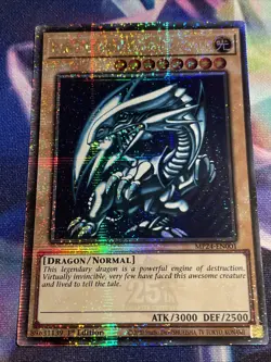 Yu-Gi-Oh! TCG Blue Eyes White Dragon MP24-EN001 Quarter Century Secret Rare NM/M - Image 4