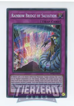 Yugioh MP22-EN270 Rainbow Bridge of Salvation Prismatic Secret Rare 1st Edition - Image 1