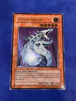 Yugioh Cyber Dragon Ultimate Rare CRV - Image 1
