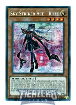 Yugioh Sky Striker Ace - Roze MP21-EN005 Secret Rare 1st Edition - Image 2