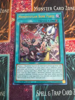 Yu-Gi-Oh! TCG Mementotlan Bone Party VASM-EN009 Ultra Rare 1st Edition Near Mint - Image 1