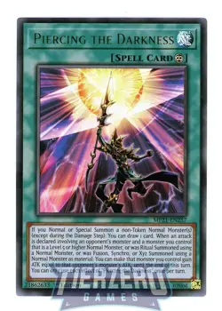 Yugioh Piercing the Darkness MP21-EN257 Ultra Rare 1st Edition - Image 1