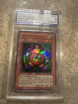 Yu-Gi-Oh! TCG Time Wizard Metal Raiders MRD-E065 Unlimited Ultra Rare - Image 1