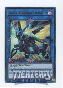 Yugioh Borrelsword Dragon MAMA-EN072 Ultra Rare 1st Edition Near Mint - Image 1