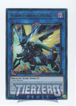 Yugioh Borrelsword Dragon MAMA-EN072 Ultra Rare 1st Edition Near Mint - Image 2