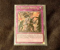 Yu-Gi-Oh Tri-Brigade Revolt RA01-EN079 Quarter Century Secret Rare 1st Edition - Image 1