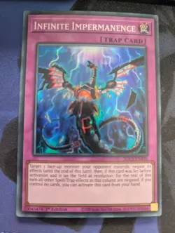 YuGiOh! Infinite Impermanence SDCS-EN036 Super Rare 1st Ed - Image 2