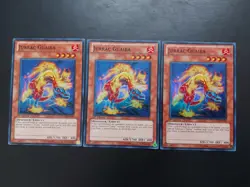 Yugioh - Jurrac Guaiba HA03-EN040 Super Rare 1st Edition Playset x3 - Image 10