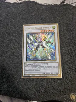 Stardust Charge Warrior - MAGO-EN029 - Premium Gold Rare 1st Ed Yugioh - NM - Image 1