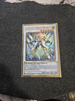 Stardust Charge Warrior - MAGO-EN029 - Premium Gold Rare 1st Ed Yugioh - NM - Image 3