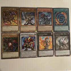 Lot Of 8 2020 RARE Holo Yu-Gi-Oh Cards. All Near Mint (See Pics & Description) - Image 1