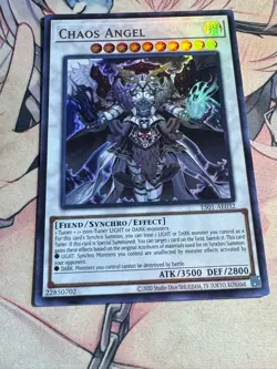 Yugioh Asian English ES01-AE032 Chaos Angel Ultra rare Near Mint - Image 7