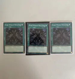 Yugioh 3x Dark World Dealings SR13-EN027 Common 1st Ed NM - Image 1