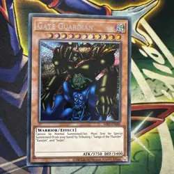Yugioh! Gate Guardian MRD-EN000 Secret Rare Unlimited NM - Image 3