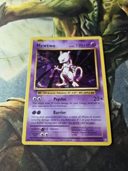Pokemon TCG Mewtwo XY Evolutions 51/108 Cracked Ice Holo Rare Card  - Image 1