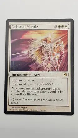 LP 1x Celestial Mantle - Zendikar - MTG  - Image 1